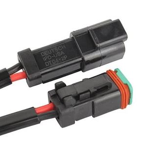 Kustom Deutsch 2 Pin kawat listrik otomatis konektor tahan air wanita pria kawat Harness perakitan - Product Image 5