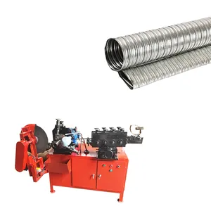 Prestressed Post-tension Metal Cold Rolled Steel Strip Corrugated Pipe Duct Making Machine