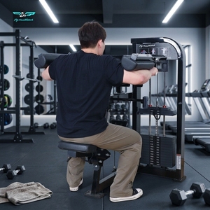 Máquina profesional comercial <span class=keywords><strong>de</strong></span> acero para aislamiento <span class=keywords><strong>de</strong></span> hombros, máquina <span class=keywords><strong>de</strong></span> entrenamiento <span class=keywords><strong>de</strong></span> elevación <span class=keywords><strong>de</strong></span> hombros sentado, máquina FLY con selector <span class=keywords><strong>de</strong></span> peso. - Product Image 3