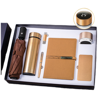Couverture PP en tissu A5 de haute qualité 7 en 1 coffret cadeau promotionnel d'entreprise avec cahier de luxe pour employé