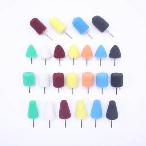 Whirlwind Blade <b>Sponge</b> Polishing Head 3mm Shank Conical For Fine Detail Polishing - Product Image 2