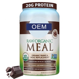 OEM/ODM özel etiket Engergy takviyesi bitki bazlı Protein tozu organik sallamak ve yemek değiştirme - Product Image 1