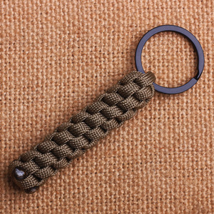 En stock – Cordon tressé en paracorde à 7 brins avec nœud maïs, porte-clés de voiture, cordon de couteau, lanière durable pour la chasse en extérieur - Product Image 2
