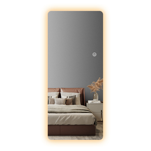 <span class=keywords><strong>Miroir</strong></span> mural LED intelligent moderne pleine longueur, rétroéclairé, avec silhouette contournée, pour projet hôtelier de luxe - Product Image 5