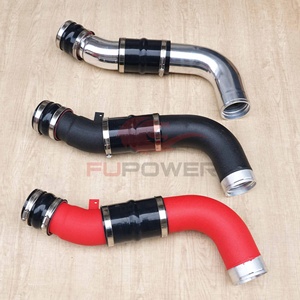 Kit <span class=keywords><strong>de</strong></span> arranque <span class=keywords><strong>de</strong></span> tubo <span class=keywords><strong>de</strong></span> carga <span class=keywords><strong>de</strong></span> intercooler <span class=keywords><strong>de</strong></span> lado Frío negro para 2017-2019 GMC <span class=keywords><strong>Sierra</strong></span> 2500 HD Duramax 6.6L V8 Diesel Turbo - Product Image 4