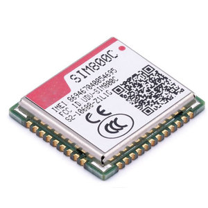SIM800C 32Mbit คุณภาพสูง ชิ้นส่วนอิเล็กทรอนิกส์ IC ของแท้จากซัพพลายเออร์ SMD, โมดูลรับส่งสัญญาณ RF และโมเด็มขนาด 17.6x15.7 มม. - Product Image 1