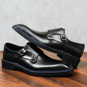 Soft Genuine Leather Upper Brogues Perforated Edges Lightweight Rubber Sole Men's <b>Casual</b> <b>Shoes</b> Stylish Tassel Detail All Season - Product Image 1