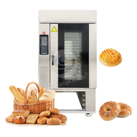 Horno de Convección a Gas ORME de Sobremesa para Pan con Humedad, 5 Bandejas y Vaporizador, Estilo Italiano