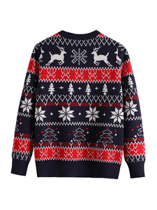 <span class=keywords><strong>Pull</strong></span> à col rond classique <span class=keywords><strong>de</strong></span> Noël personnalisé par le fabricant OEM pour l'automne et l'hiver - Product Image 6