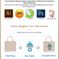 Bolsa de Lona de Algodón Personalizada al por Mayor con Asa de Cuerda, Cierre de Cremallera, para Regalos, Compras o Playa, con Logotipo Impreso Personalizado