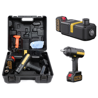 Kit de crics hydrauliques électriques en acier allié 12v 5 tonnes pour extérieur avec clé à chocs et élévateur de sol à usage industriel