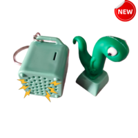 Cartoon 3D dieren acryl sleutelhanger telefoonhanger oordopjeshanger sleutelring bulk gemengde fidget toys voor kinderen groothandel