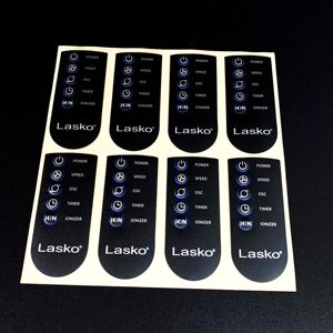 Etiqueta engomada del panel <span class=keywords><strong>de</strong></span> control personalizado pantalla <span class=keywords><strong>de</strong></span> seda impresa transparente PET etiqueta ventana para dispositivo LED panel eléctrico membrana ordenador - Product Image 3
