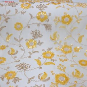 Tela Bordada con Cuentas Multicolor, Tela Bordada con <span class=keywords><strong>Chaquiras</strong></span> Multicolor para Traje Tipico de Guatemala - Product Image 2