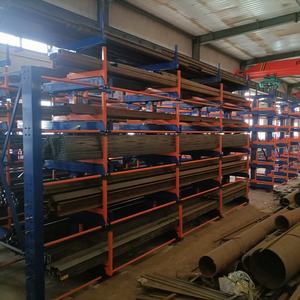 Estantería Cantilever Industrial de Acero de Alta Resistencia de 6+1 Niveles, Protección Anticorrosión con Recubrimiento en Polvo, Estantería de Almacén Enchufable - Product Image 2