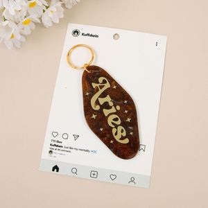 Llaveros de Acrílico Personalizados al por Mayor con Signos del Zodíaco, 12 Constelaciones, Joyería, Bolsas, Colgantes, Regalos - Product Image 4