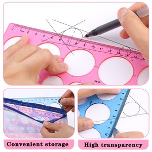 ชุดอุปกรณ์<span class=keywords><strong>วาด</strong></span>เขียนเรขาคณิตสำหรับเด็ก  ไม้บรรทัด  แม่แบบ  ชุดวาดภาพ  ชุดเครื่องมือวาดภาพเรขาคณิตพลาสติก  ไม้บรรทัดวาดภาพ  ไม้บรรทัดสำหรับวาดแบบ - Product Image 5