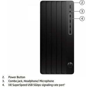 Computadora de Escritorio HP, Torre, Intel I5 de 12.ª Generación, 16 GB de RAM, 512 GB SSD, Windows 11 Home, Wifi, Bluetooth, HDMI - Product Image 3