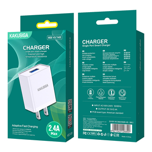 Kakusiga เครื่องชาร์จอัจฉริยะพอร์ต USB เดี่ยวแบบ2.4A มาตรฐานสำหรับโทรศัพท์มือถือ - Product Image 6
