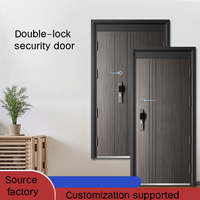 Porte en acier double verrouillage anti-effraction sur mesure pour banque, salle de confiance et de finance