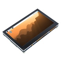 Layar MIPI DSI 4,3 inci dengan Layar Sentuh Kapasitif untuk Bisnis, Raspberry Pi 5/4B/3B+ Baru