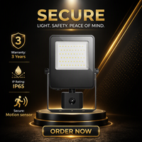 Projecteurs d'éclairage à prix compétitif avec capteur, étanches IP65, OUTLUX E017EIS-200W, économiques, 110-120V, 200W, 20000lm, 120° de faisceau, CE