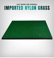 Tapis d'entraînement de golf en nylon, vente directe usine, tapis de frappe 3D épaissi, spécialement conçu pour les terrains de practice