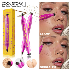 Stylo tampon double embout pour taches de rousseur, bâton de contour liquide à pointe unique pour le maquillage du visage et le dotting DIY - Product Image 1