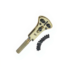 SUNTOOLS/STIPL Ensemble d'outils de perçage pour bijoux en acier avec ouvre-boîte, finition dorée, boîte en carton pour la fabrication de bijoux - Product Image 1