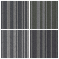 Dalles de moquette anti-taches 50x50cm en nylon à boucles carrées pour projets de restaurants OEM