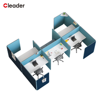 Cloison de bureau flexible en verre dépoli acoustique en forme de nid d'abeille avec structure en acier inoxydable pour une intimité optimale