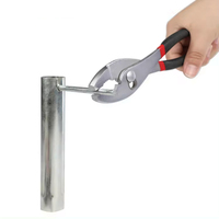 Jeu de 5 pinces multifonctionnelles avec monteur de lignes Pince coupante à long bec Pince à joint coulissant pour outils à main de réparation à domicile