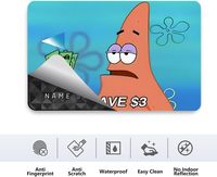 Autocollant personnalisé pour carte de crédit, protection intégrale amovible pour carte de débit, design personnalisé, vente en gros