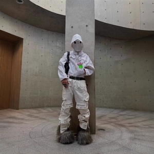 Survêtement personnalisé avec fermeture éclair, style européen, taille USA XL, nouveau survêtement zippé, style hip-hop, ample et décontracté, pour hommes et femmes, en coton, fermeture éclair intégrale - Product Image 2