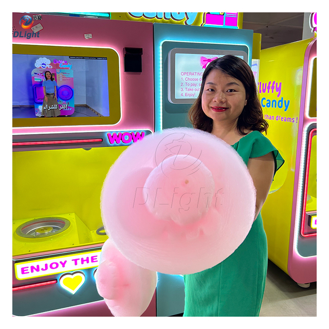 2025 New Arrival Commercial Grade Fully Automatic Cotton Candy Machine