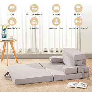 Customized Multi Functional Folding Mattress <b>Foam</b> <b>Pad</b> Foldable Office Nap Mat For Adults Children Pets Babies Elderly - Product Image 2