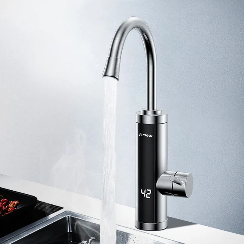 Sıcaklık ayarlı mutfak musluğu dokunun anında elektrikli SU ISITICI dokunun robinet isıtma musluk anında sıcak su musluk elektrikli musluk