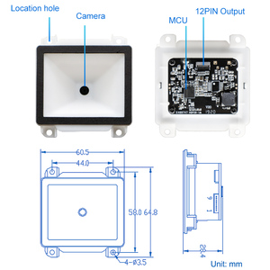 Xincode проводной Qr-код штрих-код считыватель модуль 1D 2D фиксированный сканер штрих-кода модуль инвентаризации автоматического сканирования штрих-кода GT-7700E - Product Image 6