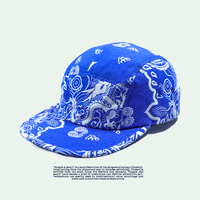 Logotipo del cliente Aleros gordos Double Dragon Play Beads Flor de anacardo Retro Multicolor Rojo Gorras sin estructura