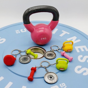 Sport nero 48kg giocattolo per bambini Conjunto De Custom palestra Fitness Kettlebell a <span class=keywords><strong>parete</strong></span> cremagliera manubrio manubrio <span class=keywords><strong>portachiavi</strong></span> - Product Image 4