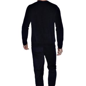Man Velour Wholesale Plain Sport Velvet Fitted Custom Tracksuit - Product Image 2