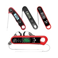 Termometer Makanan Digital Hantechn Fast Read dengan Probe Baja Tahan Karat untuk Memasak di Dapur, BBQ, Memanggang, dan Menggoreng