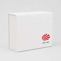 Boîte d'emballage pliable de luxe personnalisée, grande taille, blanche, pour vêtements, emballage cadeau