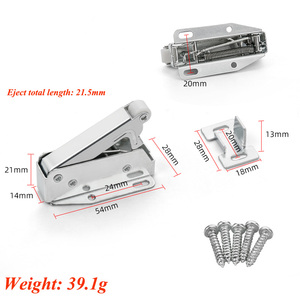 Stapler đồ nội thất nhựa đệm cảm ứng rebounder Tủ kết nối từ đồ nội thất phần cứng đẩy để mở hệ thống khóa cửa - Product Image 2