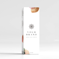 Emballage personnalisé avec logo imprimé, boîte en papier kraft pour flacon d'huile essentielle de 10 ml à 100 ml