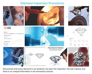 Vendita calda regalo misterioso che appartiene a se stessi alla moda in oro 10k 14k VVS orecchini con diamanti coltivati da laboratorio da donna - Product Image 3