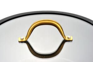 Sartén antiadherente elegante de cocina de <span class=keywords><strong>aluminio</strong></span> <span class=keywords><strong>forjado</strong></span> por inducción de seguridad saludable al por mayor caliente con tapa de vidrio en el interior - Product Image 2