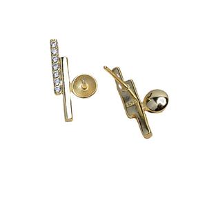 Wenchi S925 Plata Bandeja para Perlas 9.7 Mabe 13.3 Accesorios para Pendientes DIY Pendientes de Girasol Joyería de Plata Vacía China 16265 - Product Image 5