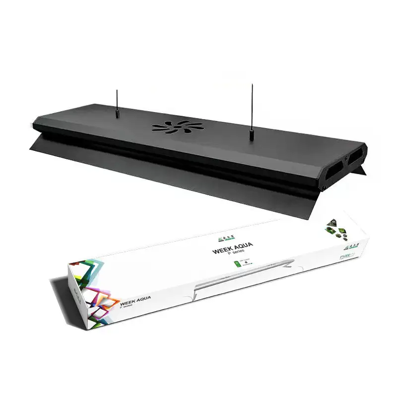 WEEK AQUA P-luz de acuario p600 pro, control por aplicación Pandora, altura ajustable para tanque de peces de gran tamaño, LED