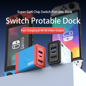 Gali nitride gan di động <span class=keywords><strong>Adapter</strong></span> sạc Docking Station cho Nintendo cho chuyển đổi trò chơi phụ kiện với gan cho NS giao diện điề<span class=keywords><strong>u</strong></span> khiển - Product Image 5